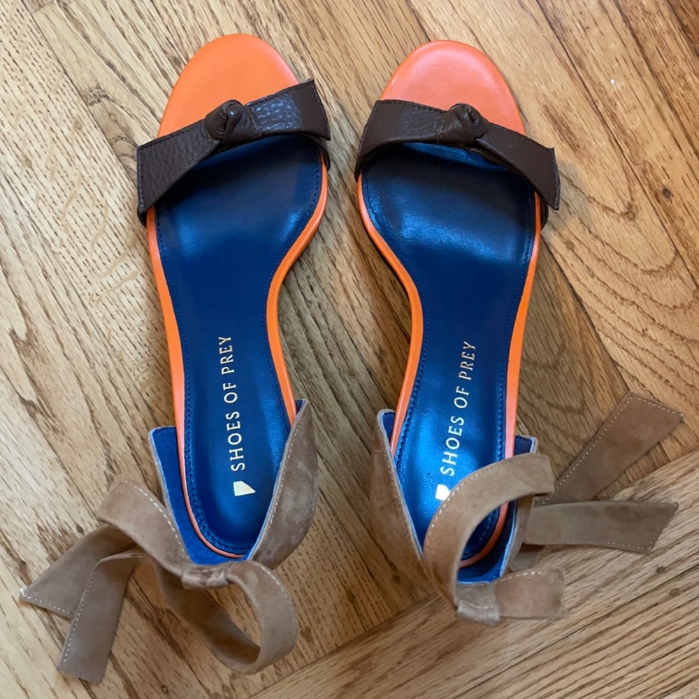 Shoes Of Prey Multi colored Sandal - women’s size 7.5